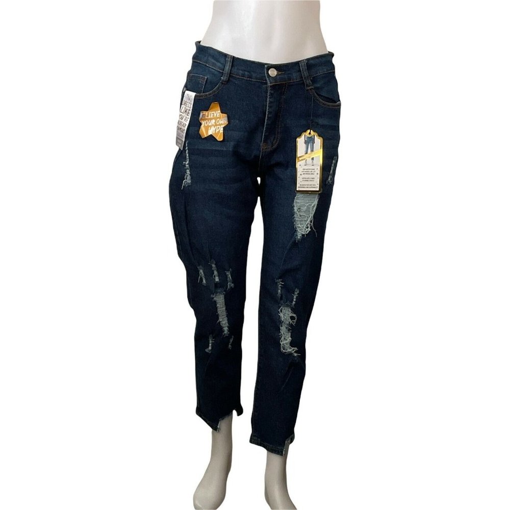 Women’s Jeans CELEBRITY ACE High rise Blue Junior Plus Size 16